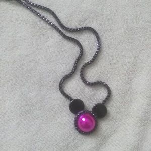 DISNEY COUTURE MINNIE x MAWI 10K Necklace RARE